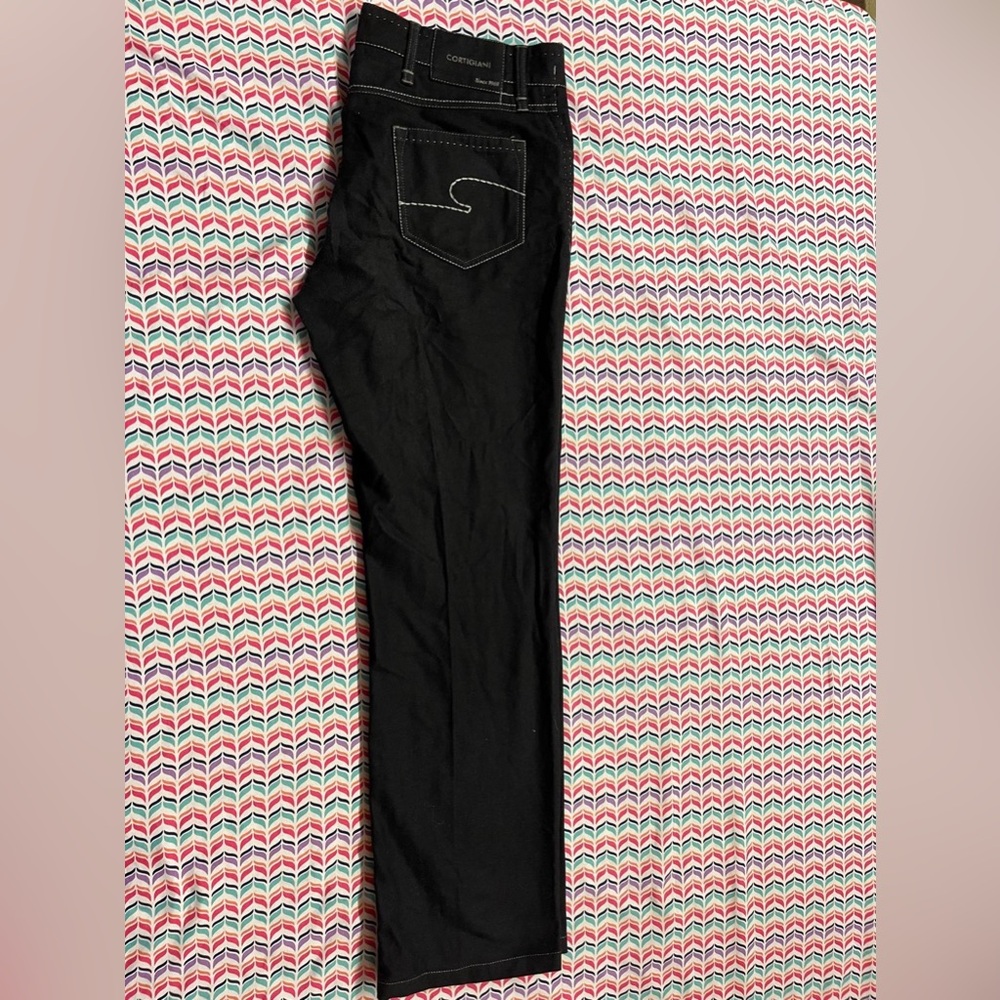 Cortigiani Black Denim Panta